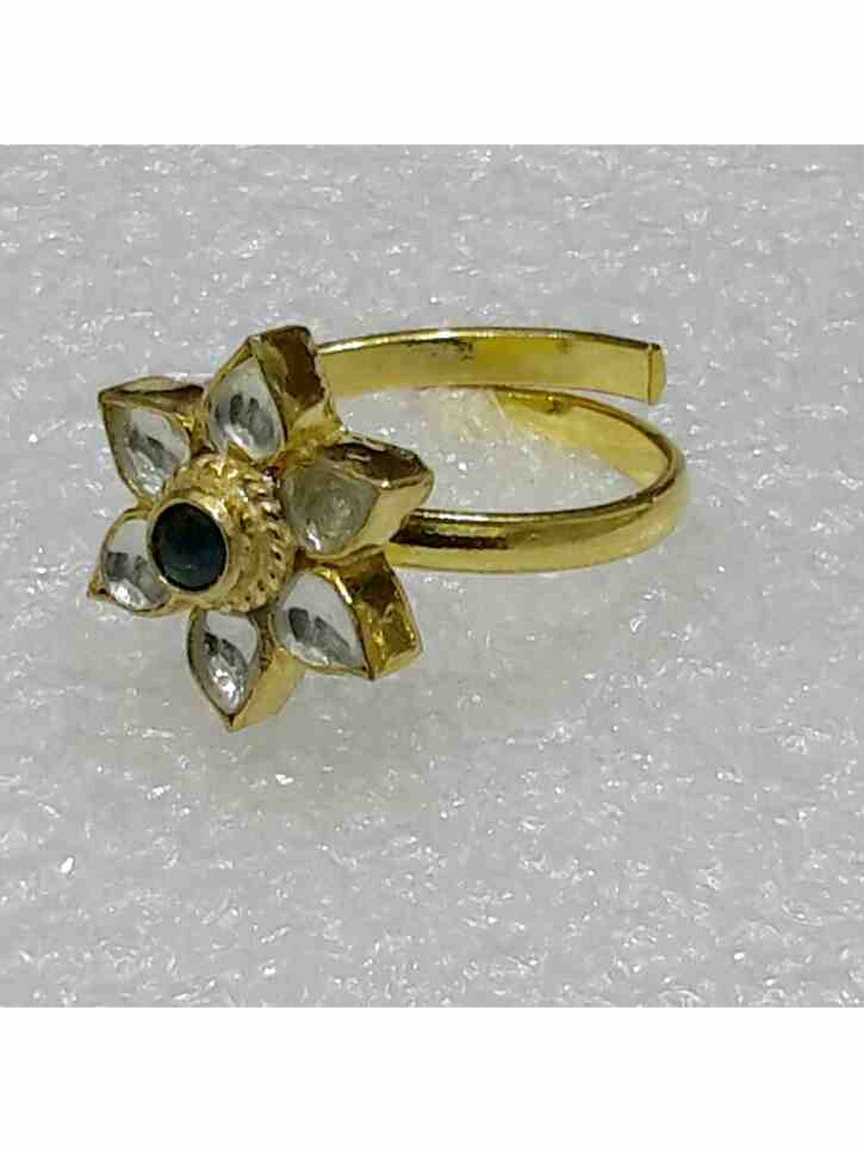 FINGER RING in JADAU KUNDAN Style | Design - 15796