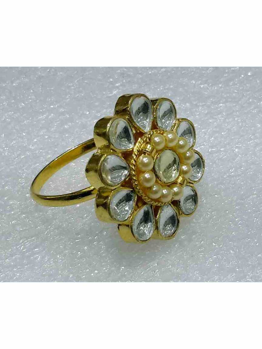 FINGER RING in JADAU KUNDAN Style | Design - 15831
