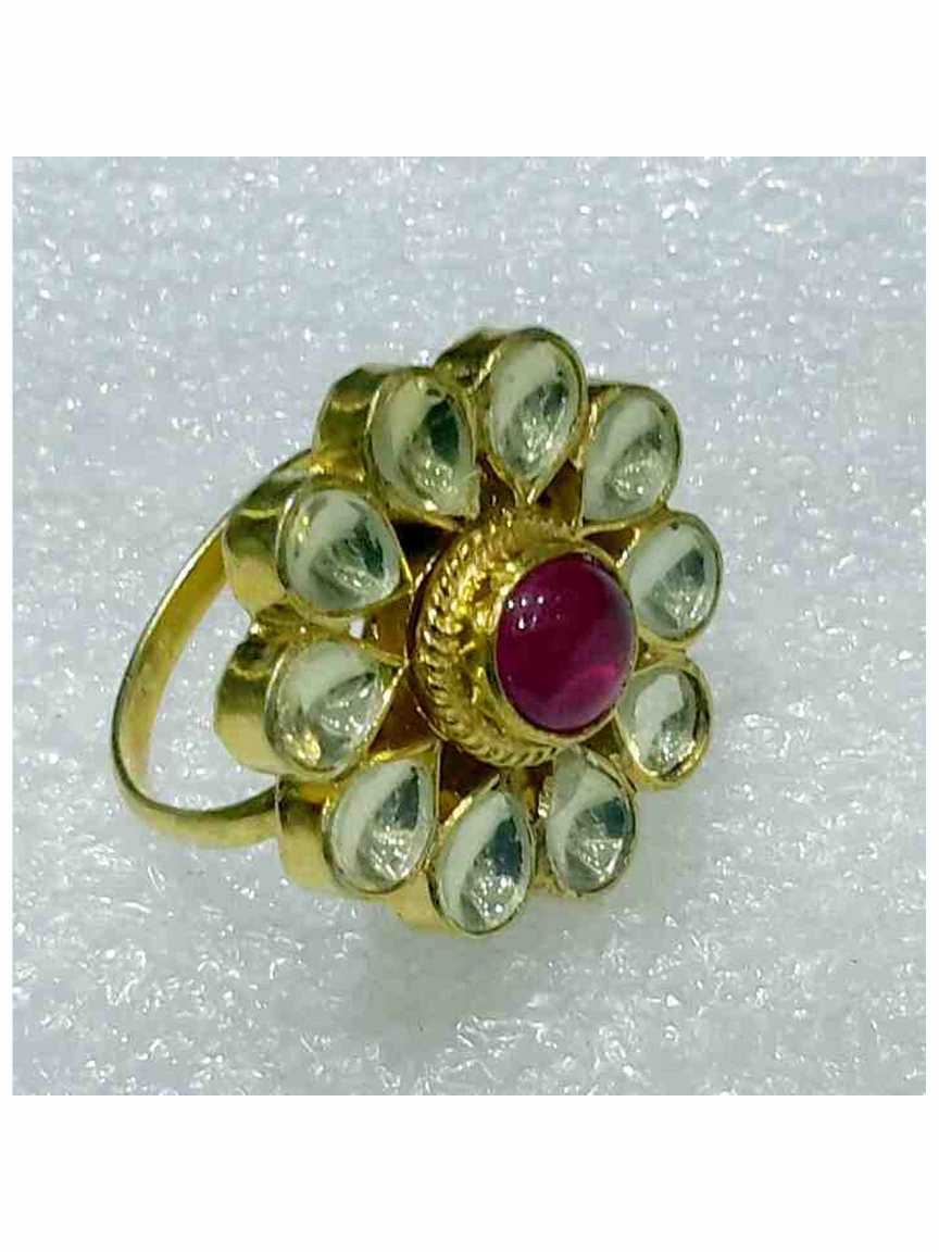 FINGER RING in JADAU KUNDAN Style | Design - 15920