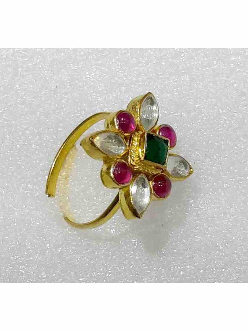 FINGER RING in JADAU KUNDAN Style | Design - 16031