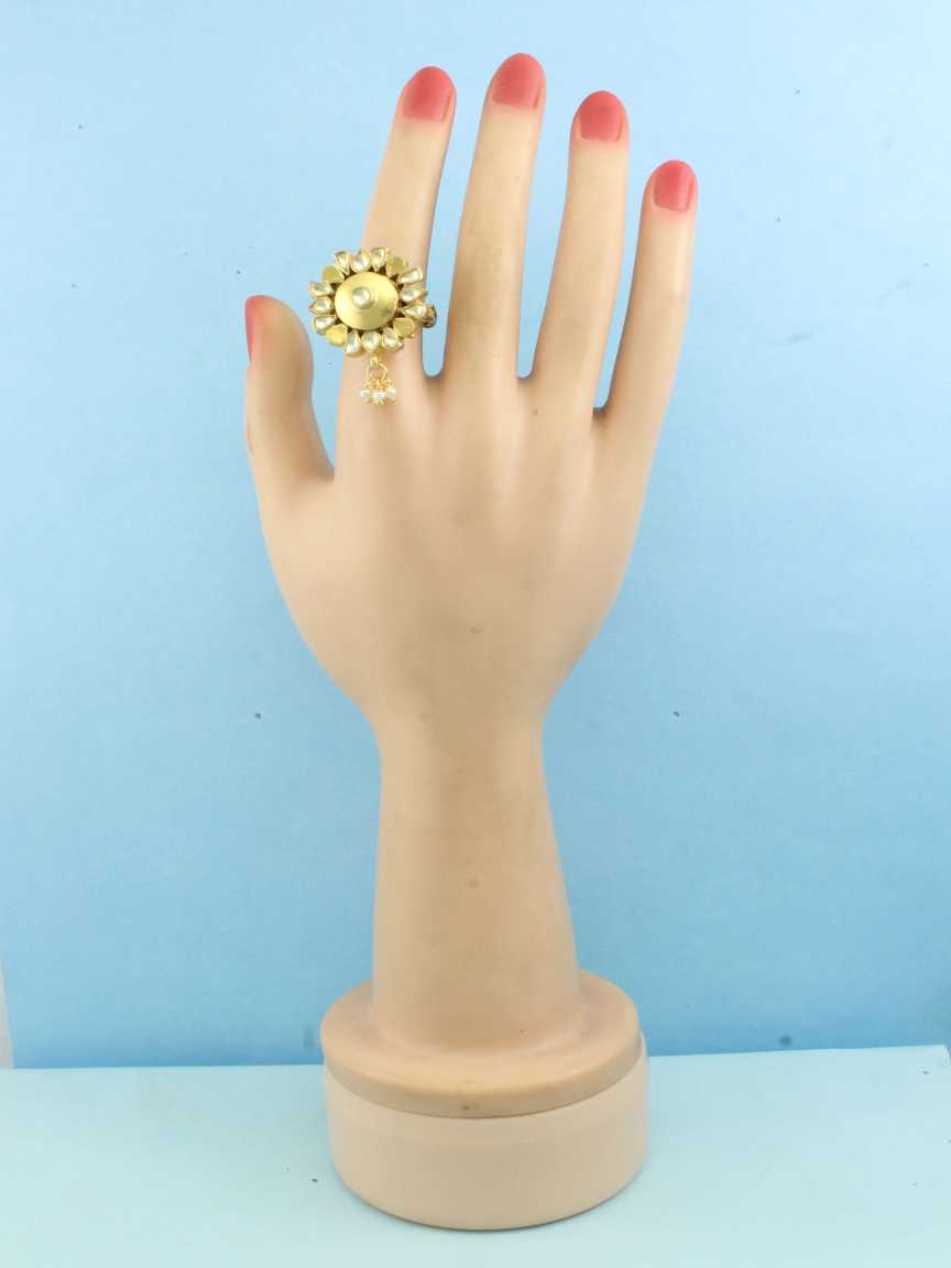 FINGER RING in JADAU KUNDAN Style | Design - 16430