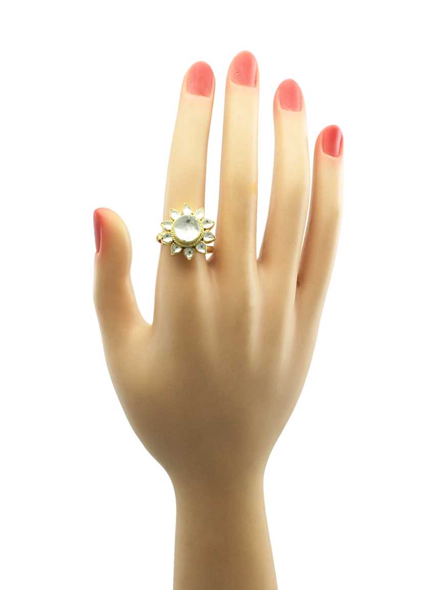 FINGER RING in JADAU KUNDAN Style | Design - 17292