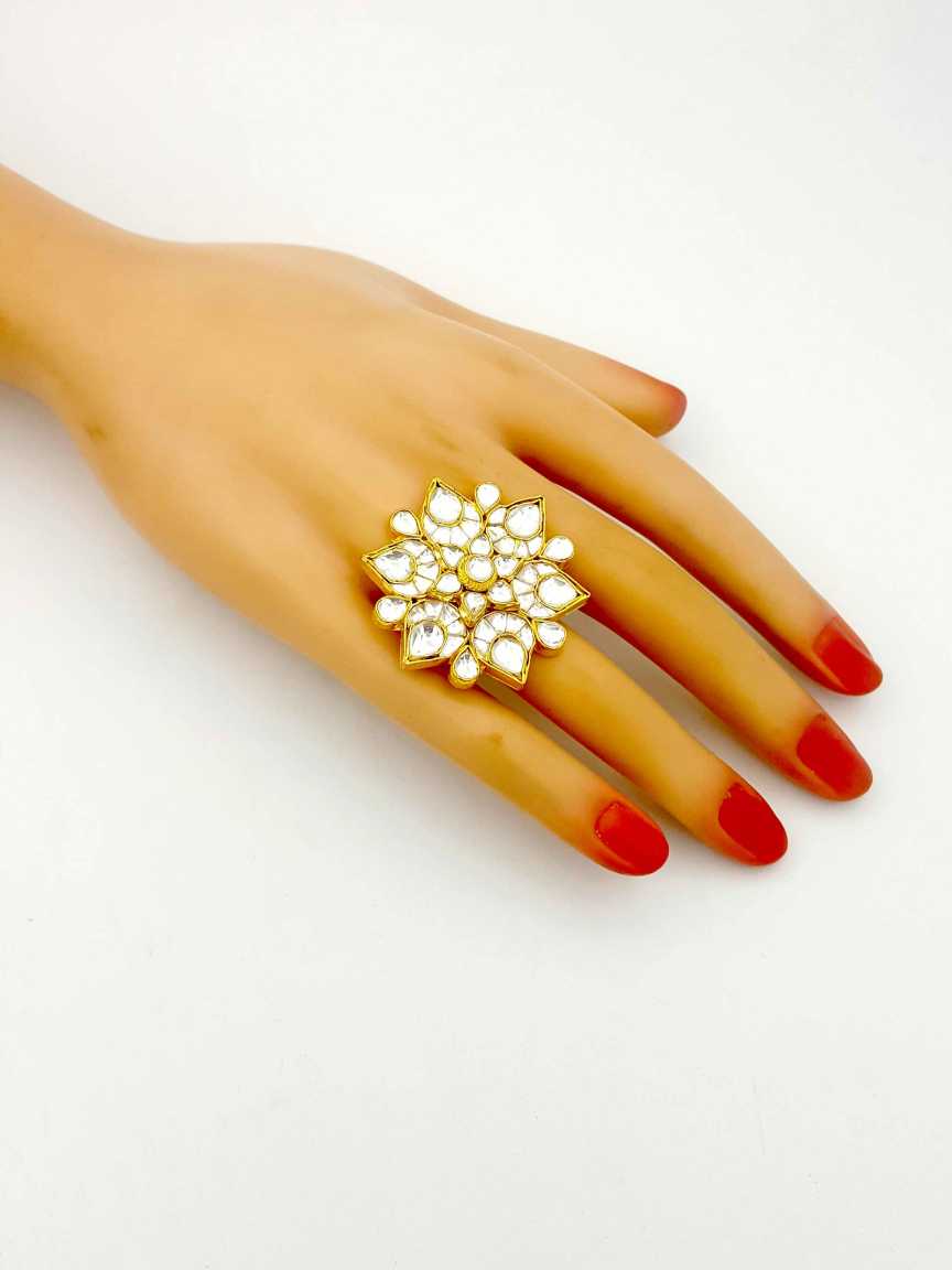FINGER RING in JADAU KUNDAN Style | Design - 18275