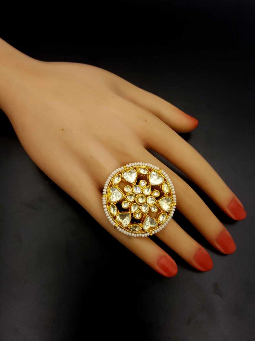 FINGER RING in JADAU KUNDAN Style | Design - 19067
