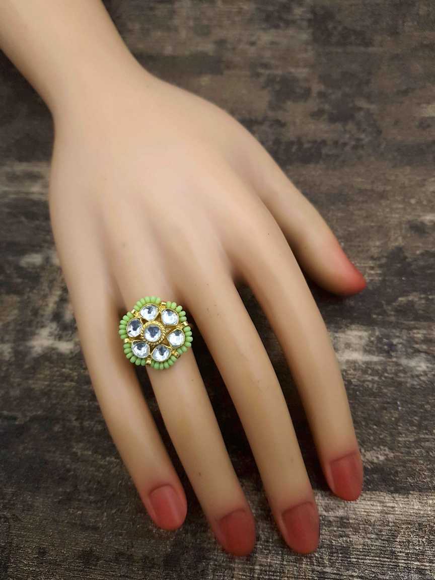 FINGER RING in JADAU KUNDAN Style | Design - 20967