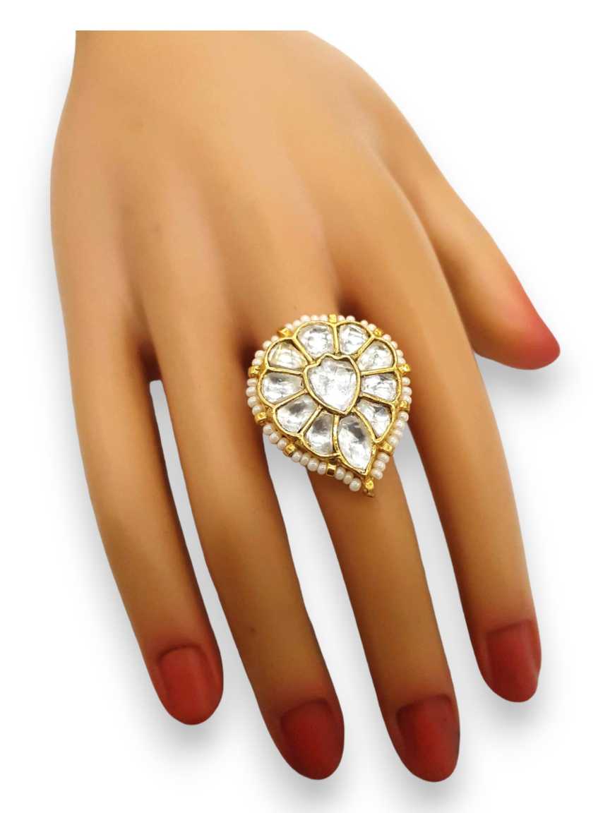 FINGER RING in JADAU KUNDAN Style | Design - 21181