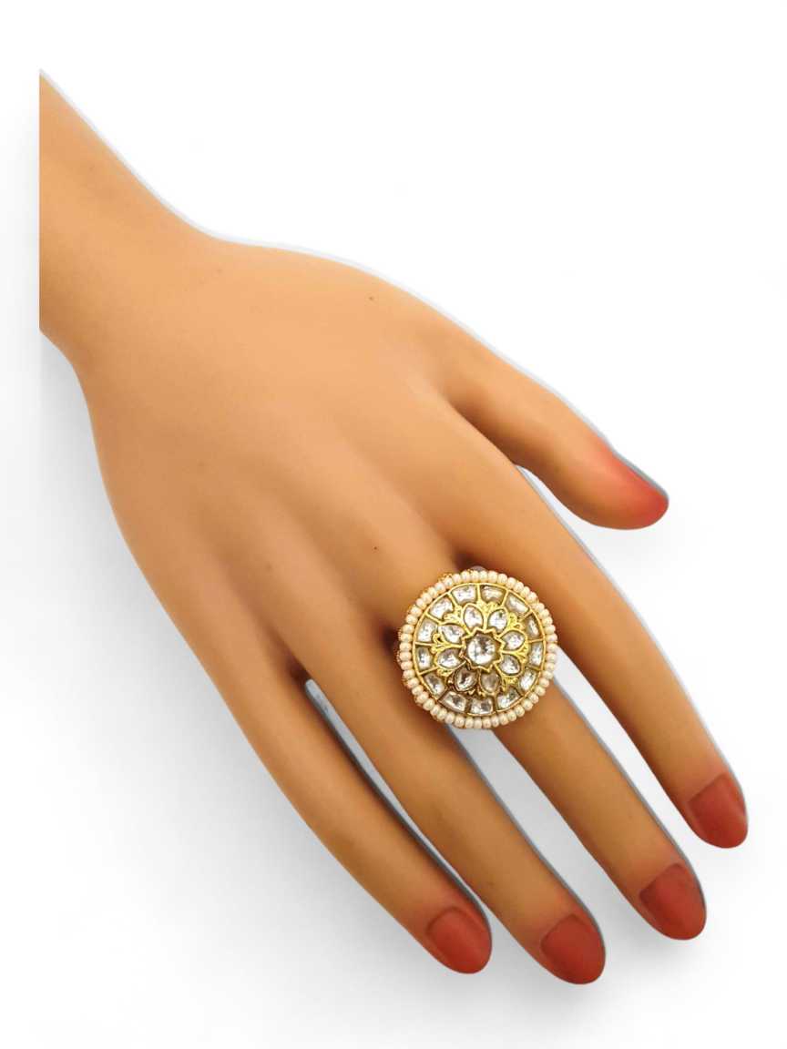 FINGER RING in JADAU KUNDAN Style | Design - 21258