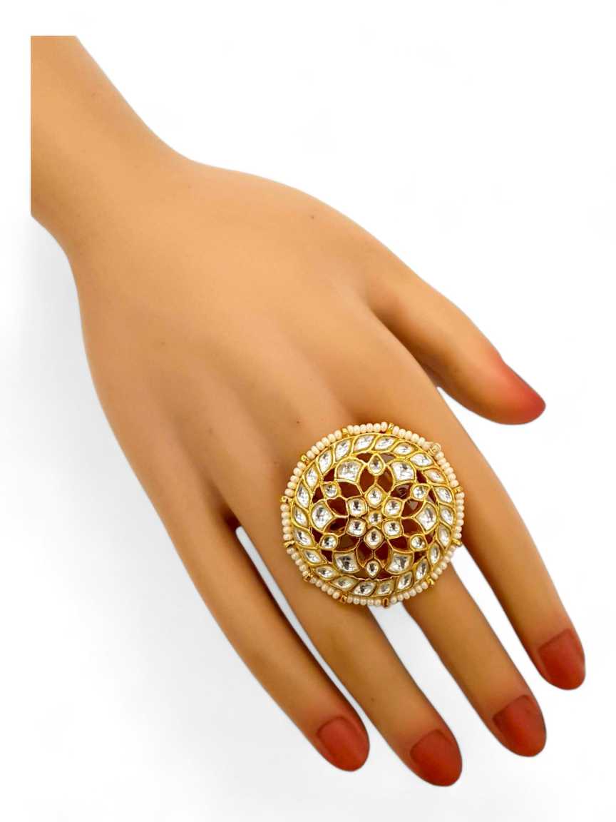 FINGER RING in JADAU KUNDAN Style | Design - 21263