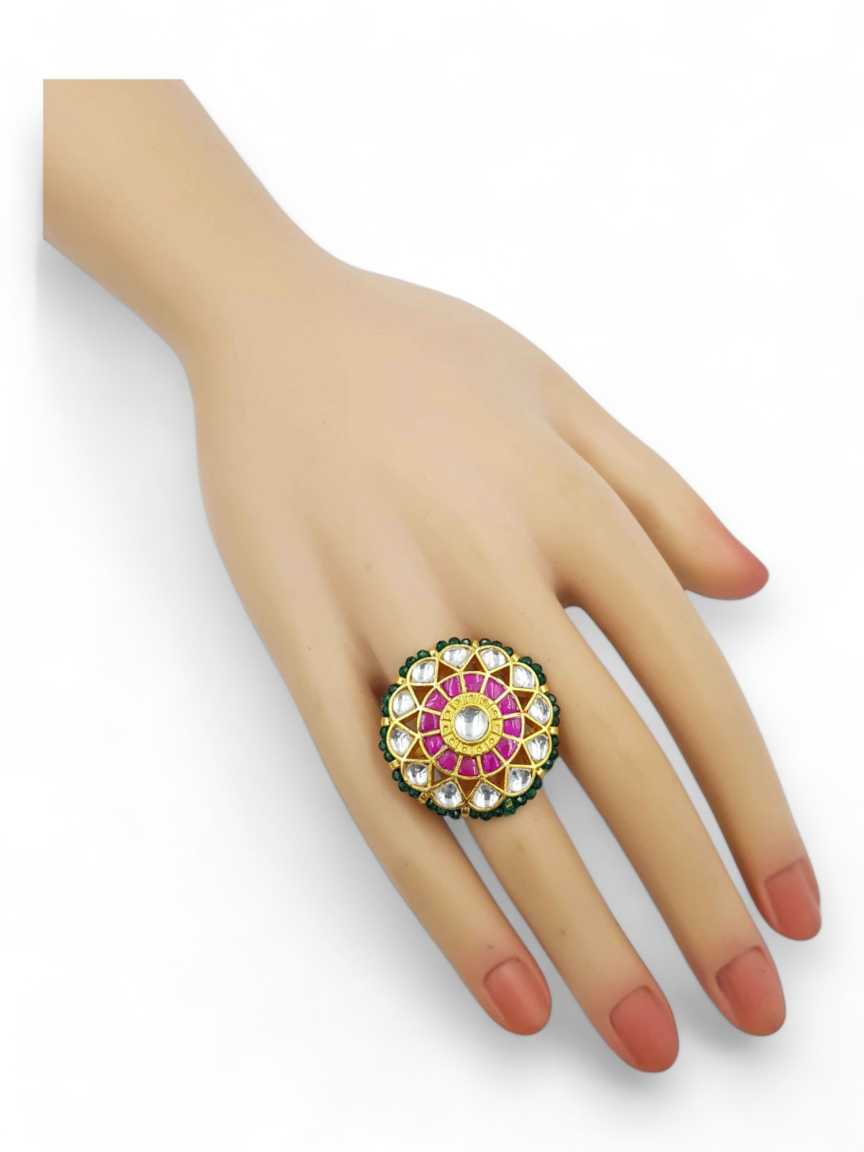 FINGER RING in JADAU KUNDAN Style | Design - 21933