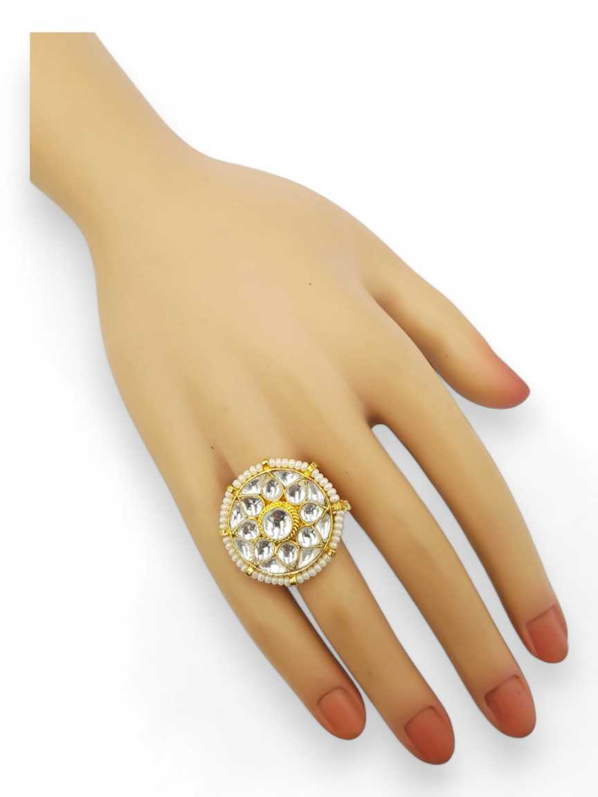 FINGER RING in JADAU KUNDAN Style | Design - 22411