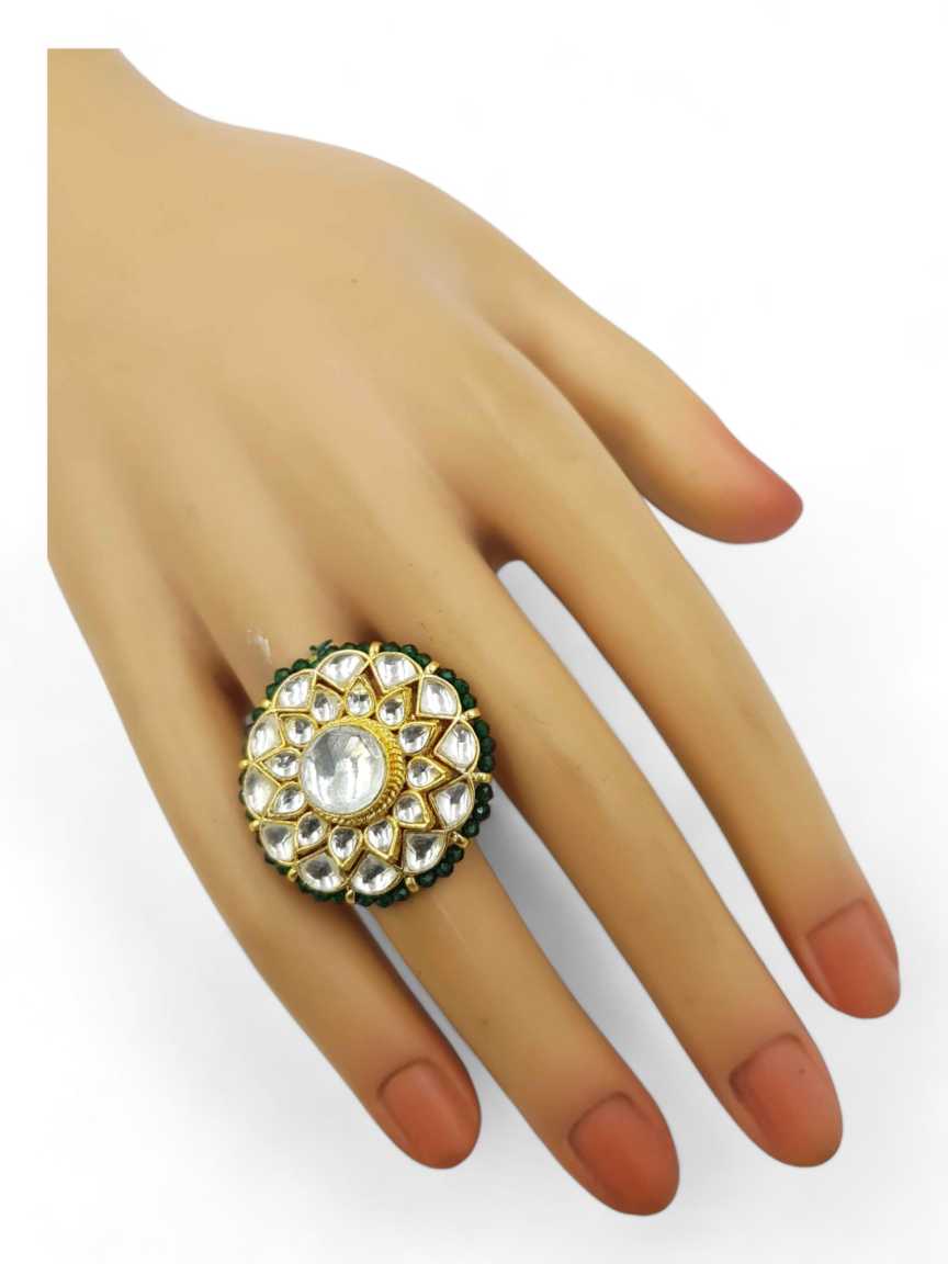FINGER RING in JADAU KUNDAN Style | Design - 22838
