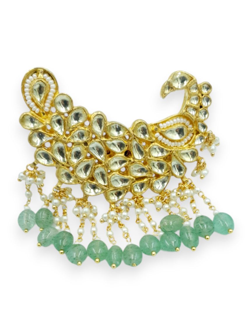 FINGER RING IN JADAU KUNDAN STYLE | DESIGN - 23526