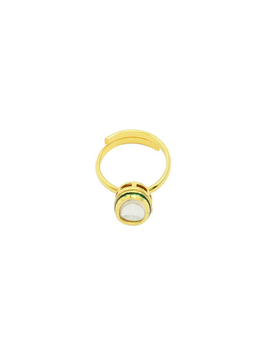 FINGER RING in VILANDI KUNDAN Style | Design - 16564