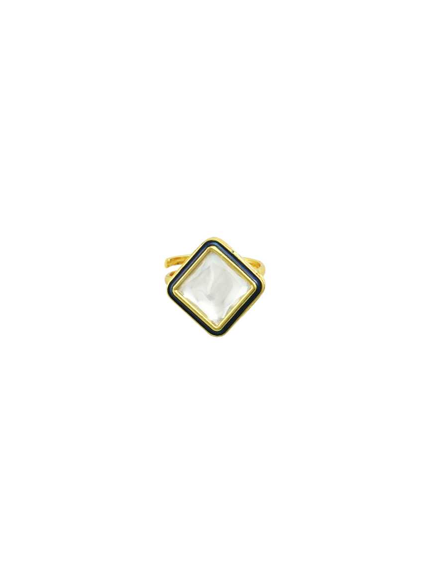 FINGER RING in VILANDI KUNDAN Style | Design - 16565