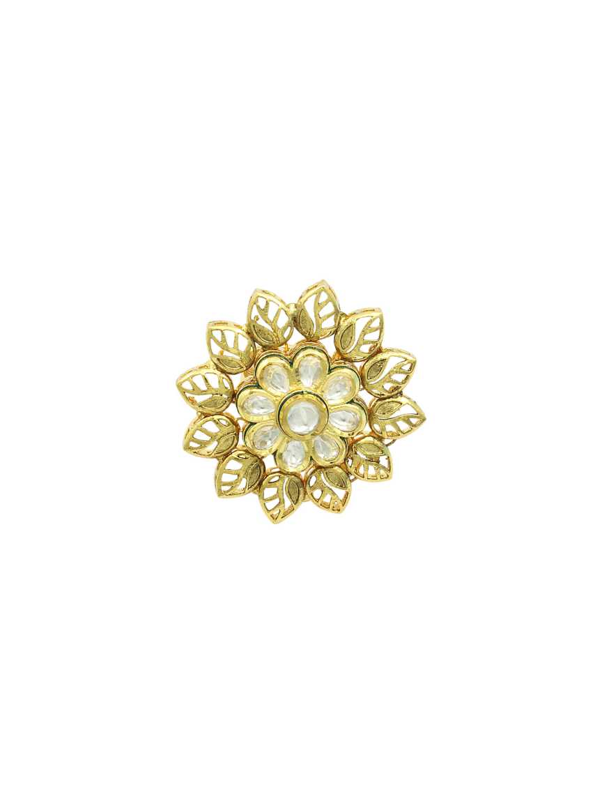 FINGER RING in VILANDI KUNDAN Style | Design - 16568