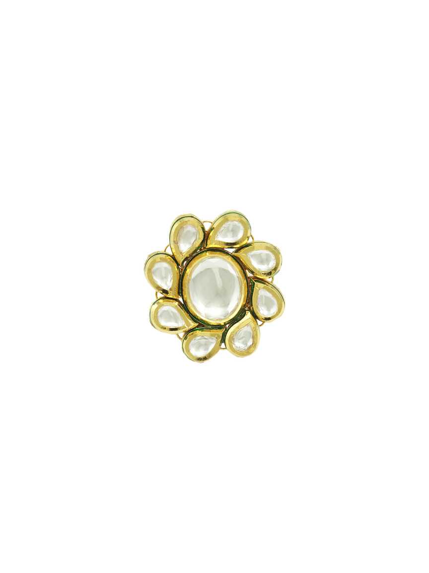 FINGER RING in VILANDI KUNDAN Style | Design - 16571
