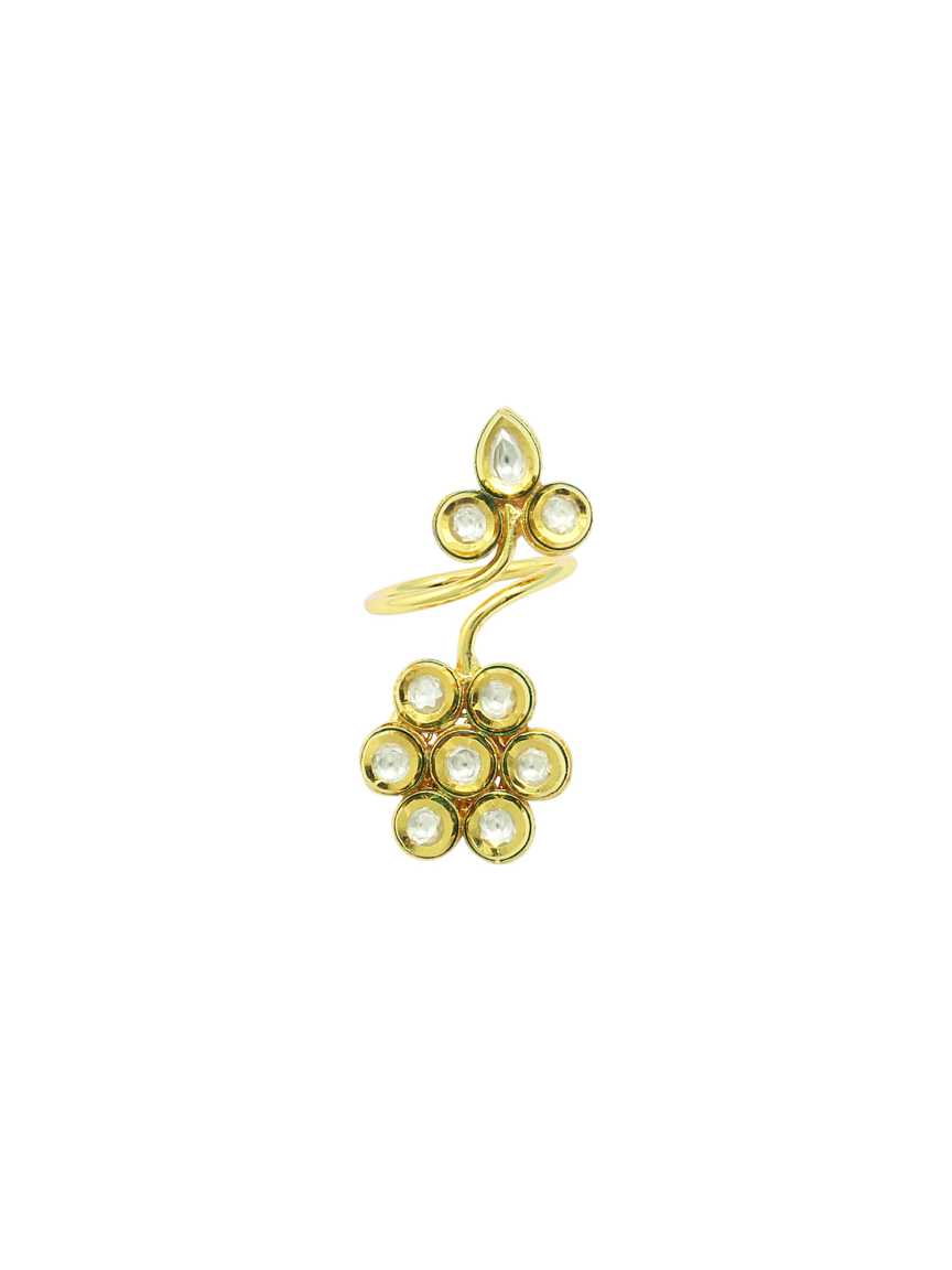 FINGER RING in VILANDI KUNDAN Style | Design - 16588