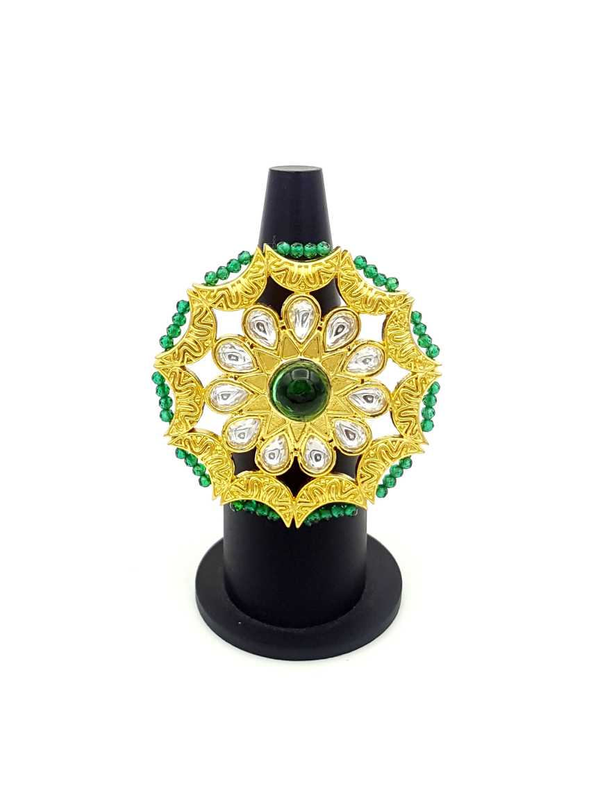 FINGER RING in VILANDI KUNDAN Style | Design - 17749
