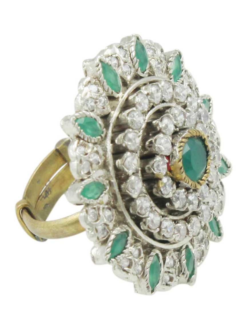 FINGER RING in ANTIQUE VICTORIAN Style | Design - 13018