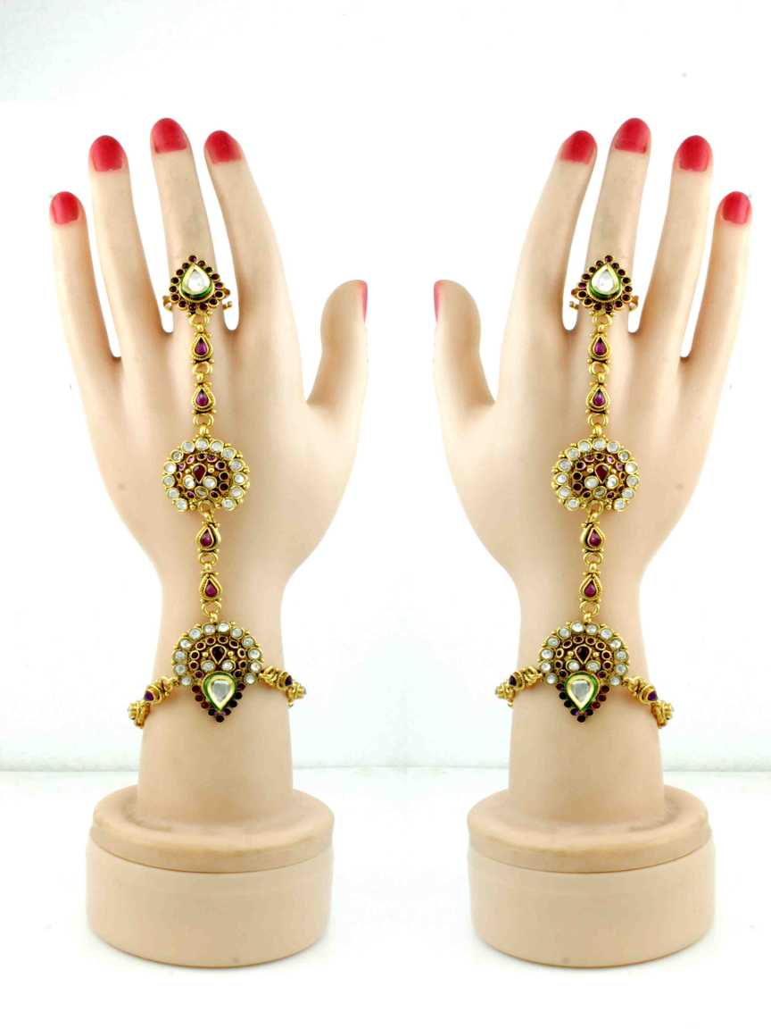 checkered_polki-haath_paan-HPCK12190PRHG