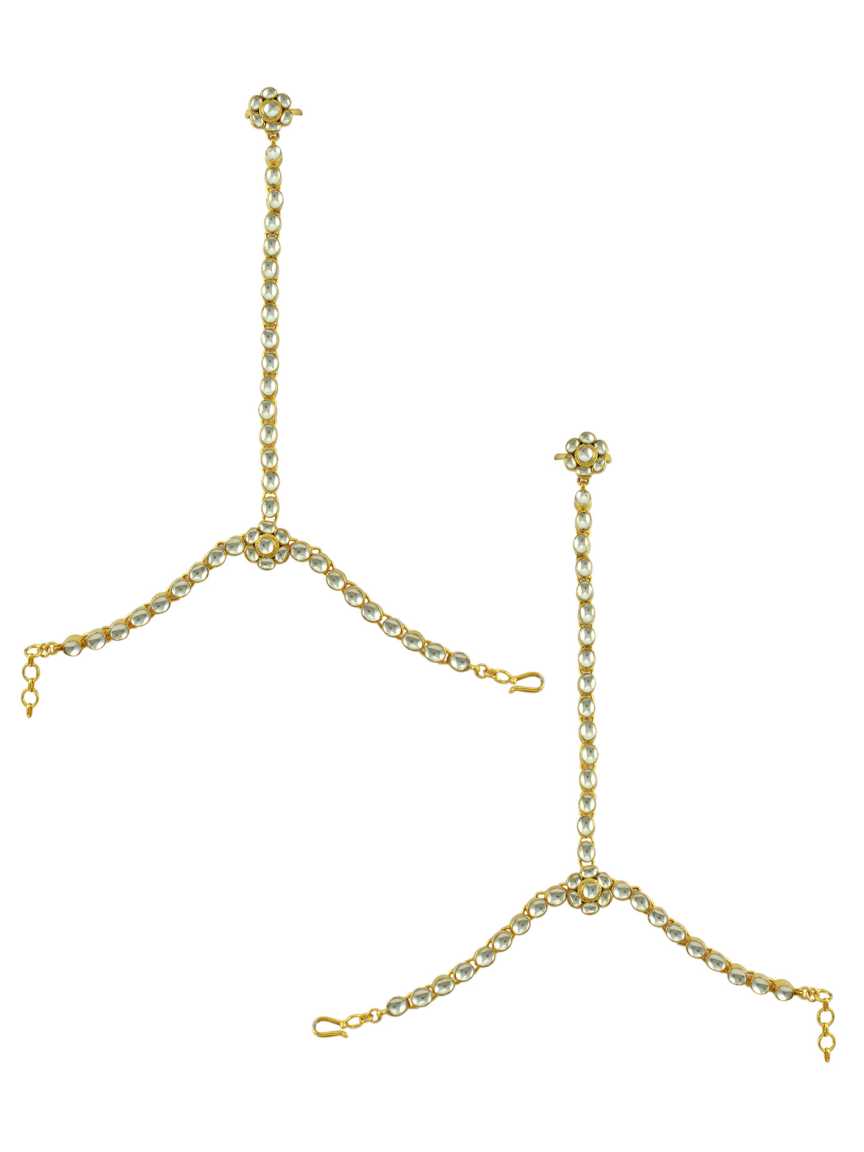 HAATH PANJA PHOOL in JADAU KUNDAN Style | Design - 13898