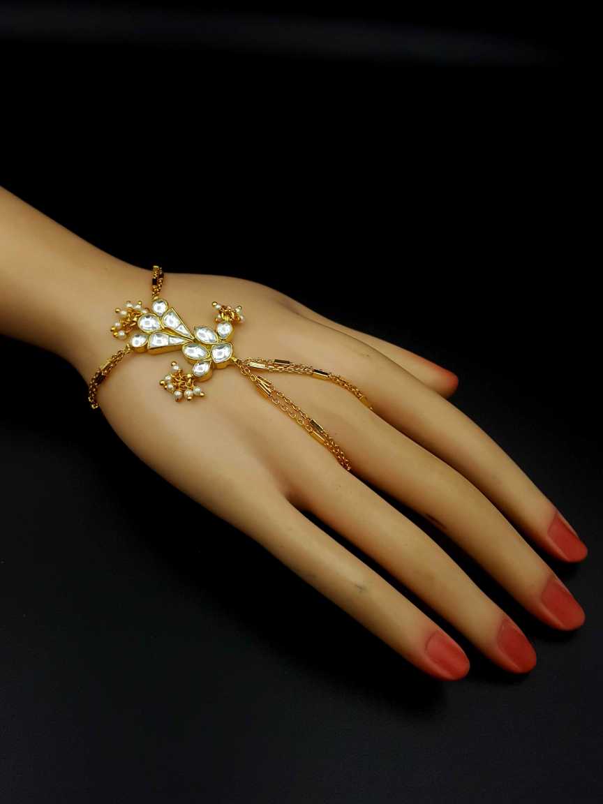 HAATH PANJA PHOOL in JADAU KUNDAN Style | Design - 18669