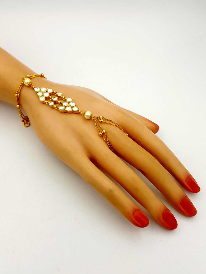 HAATH PANJA PHOOL in JADAU KUNDAN Style | Design - 18820