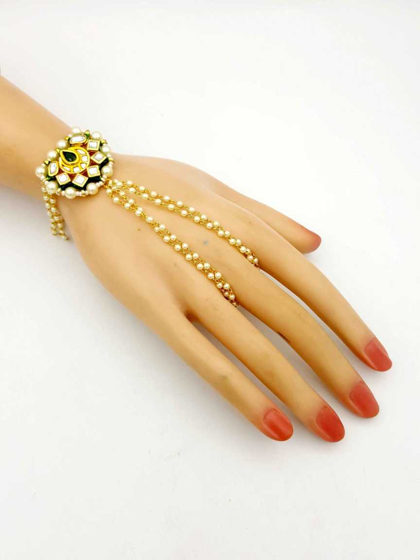HAATH PANJA PHOOL in JADAU KUNDAN Style | Design - 19272