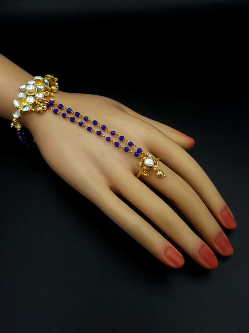 HAATH PANJA PHOOL in JADAU KUNDAN Style | Design - 19559