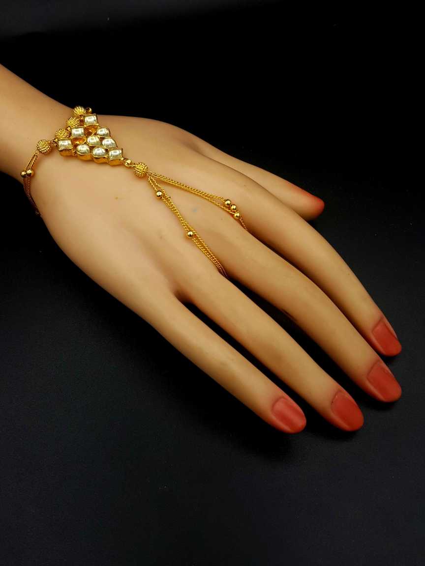 HAATH PANJA PHOOL in JADAU KUNDAN Style | Design - 19871