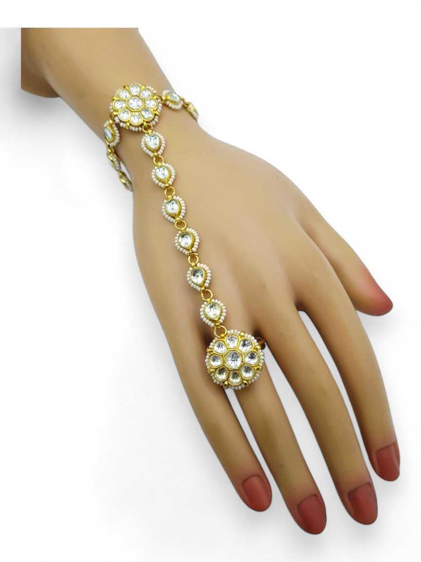 HAATH PANJA PHOOL in JADAU KUNDAN Style | Design - 21493