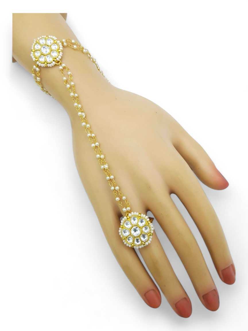 HAATH PANJA PHOOL in JADAU KUNDAN Style | Design - 21523