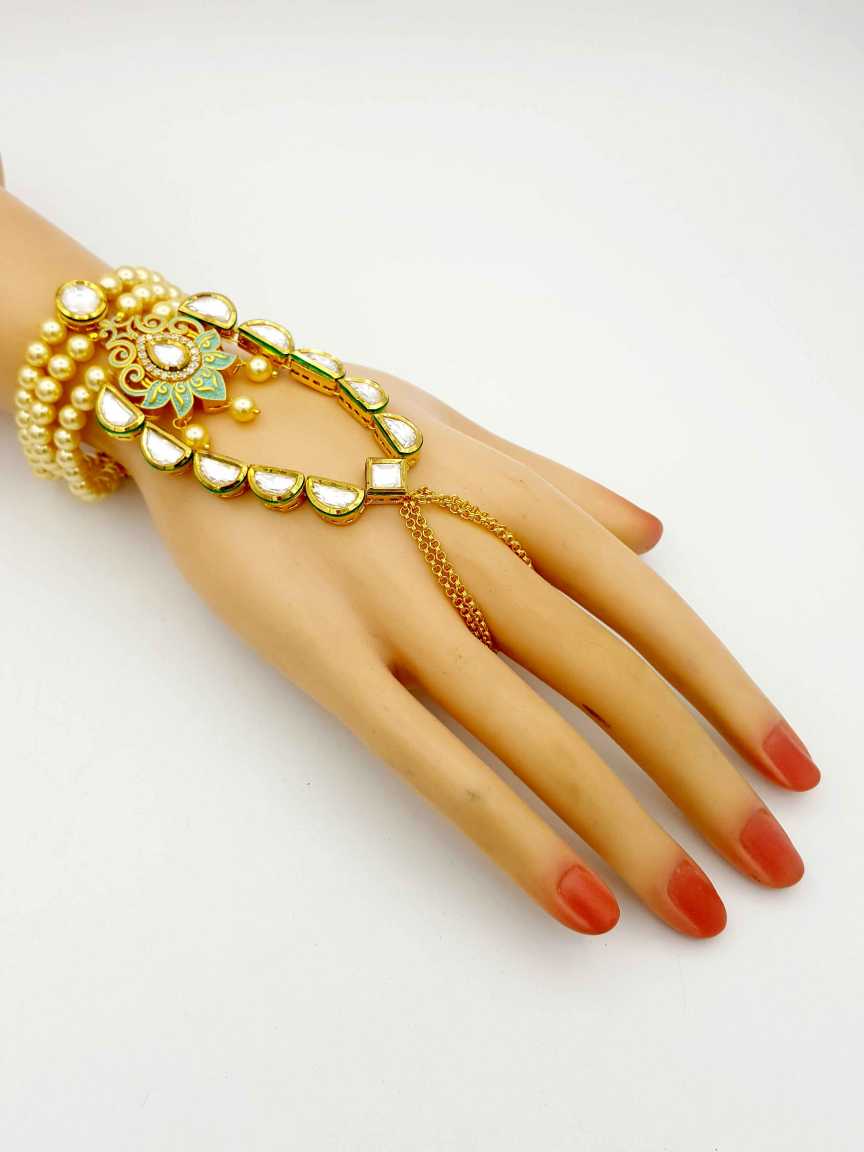 HAATH PANJA PHOOL in VILANDI KUNDAN Style | Design - 18708