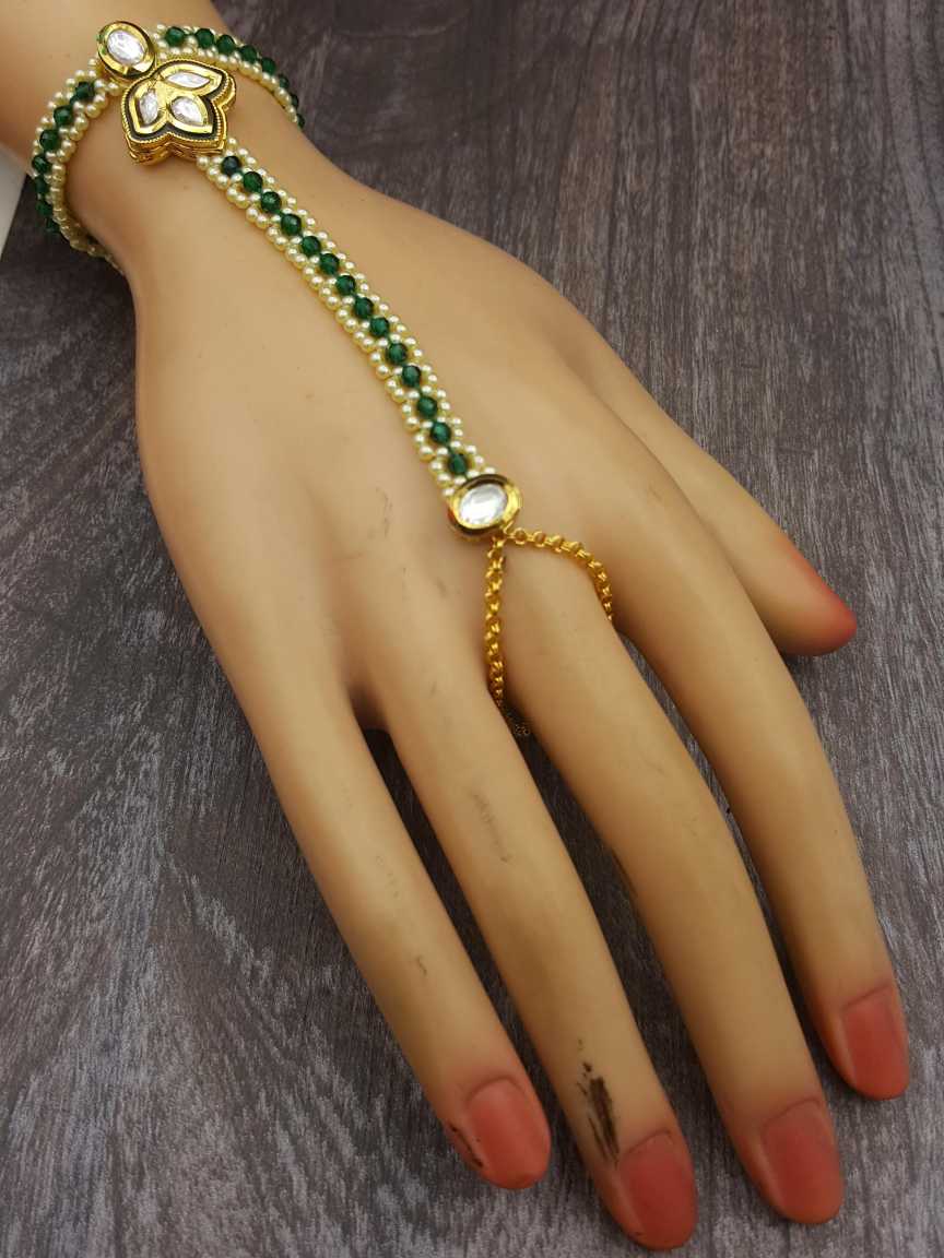 HAATH PANJA PHOOL in VILANDI KUNDAN Style | Design - 20724