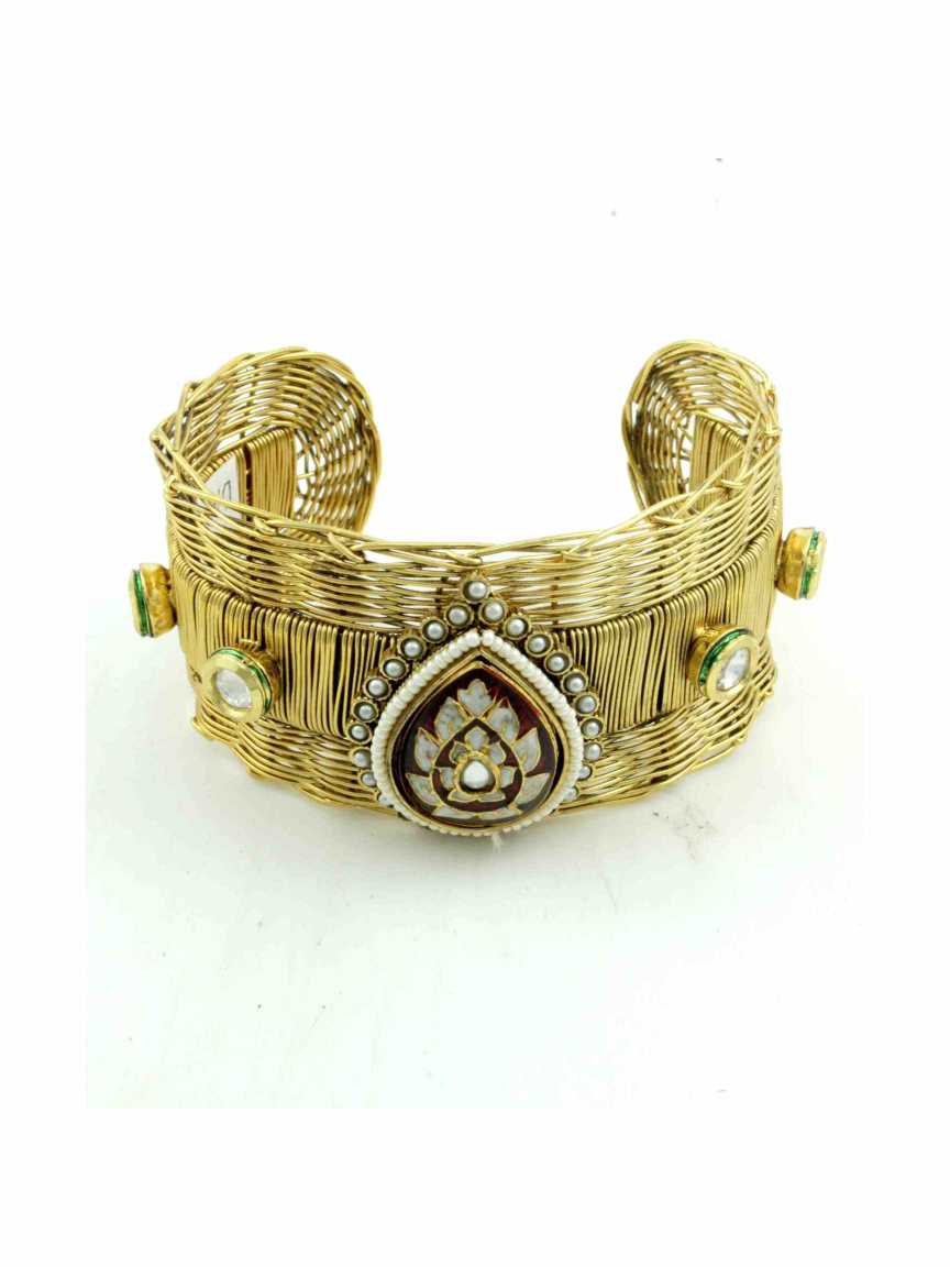 KADA in CHECKERED POLKI Style | Design - 11282