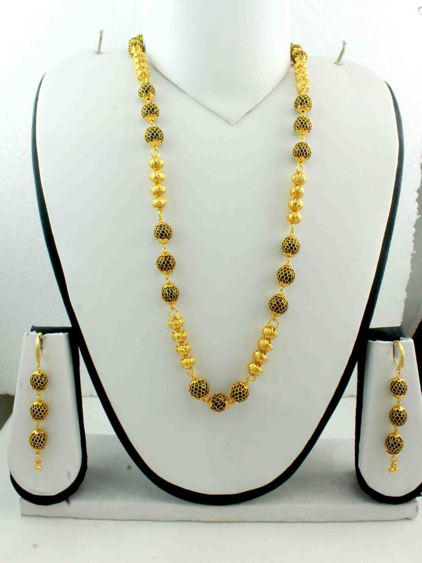 MALA SET in CHECKERED POLKI Style | Design - 10739