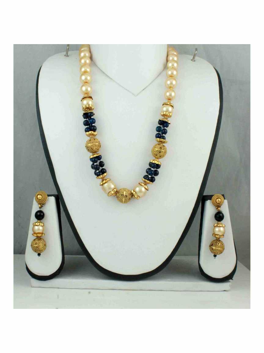 MALA SET in CHECKERED POLKI Style | Design - 10762