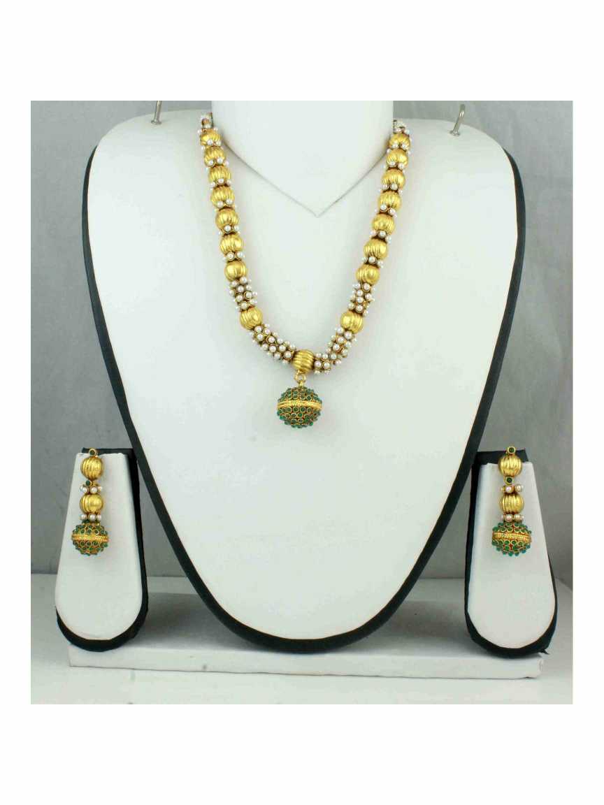 MALA SET in CHECKERED POLKI Style | Design - 10795