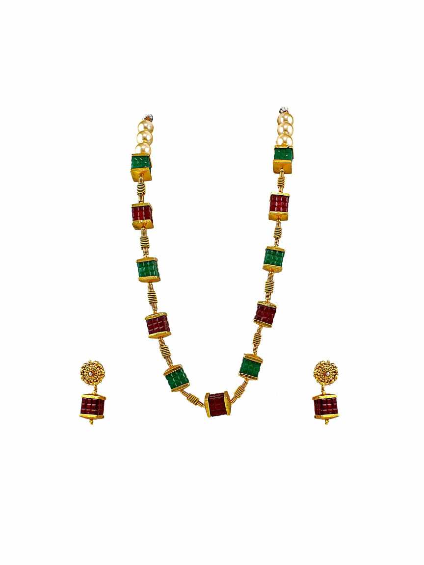 checkered_polki-mala_earrings-MECK11313REHG