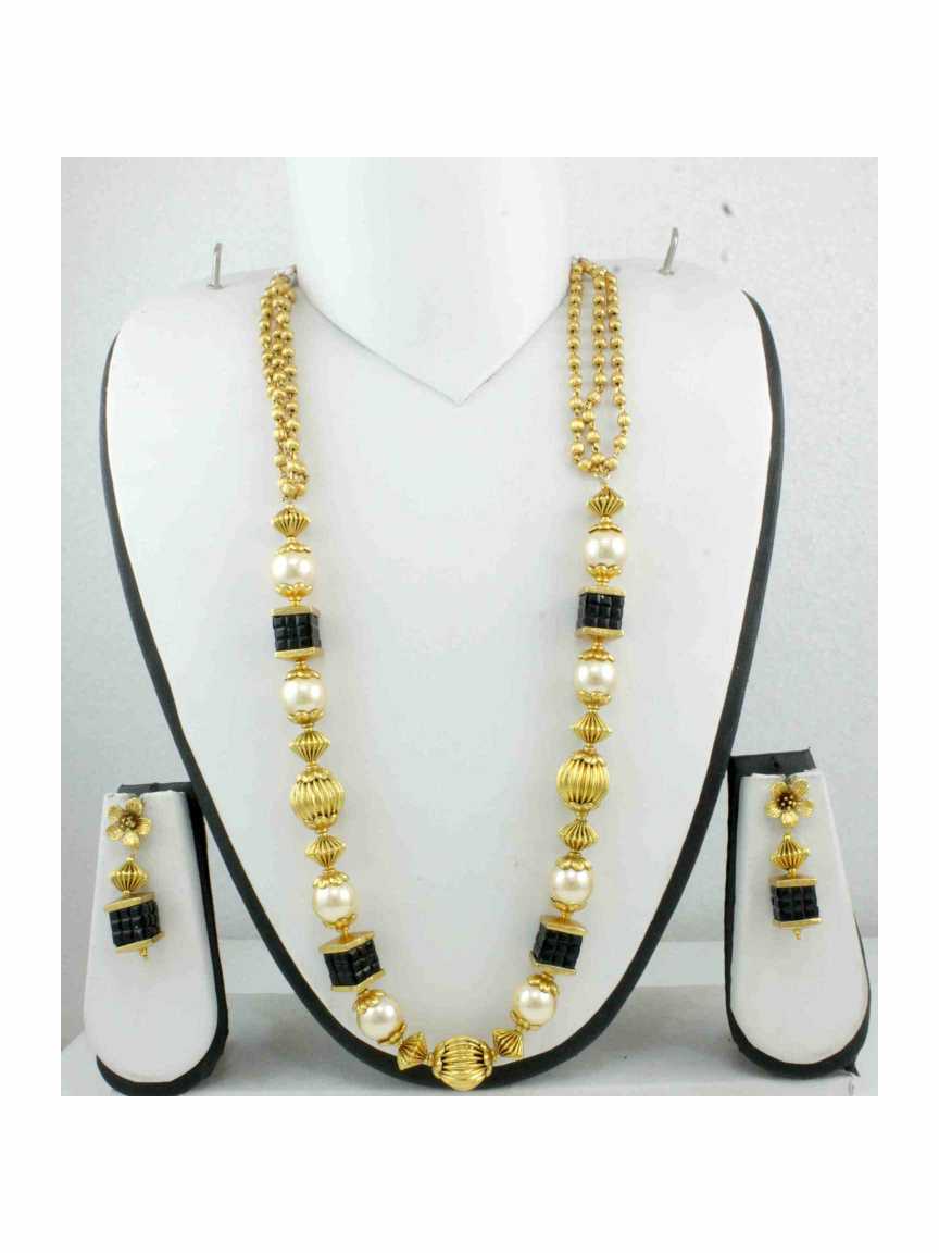 MALA SET in CHECKERED POLKI Style | Design - 11314