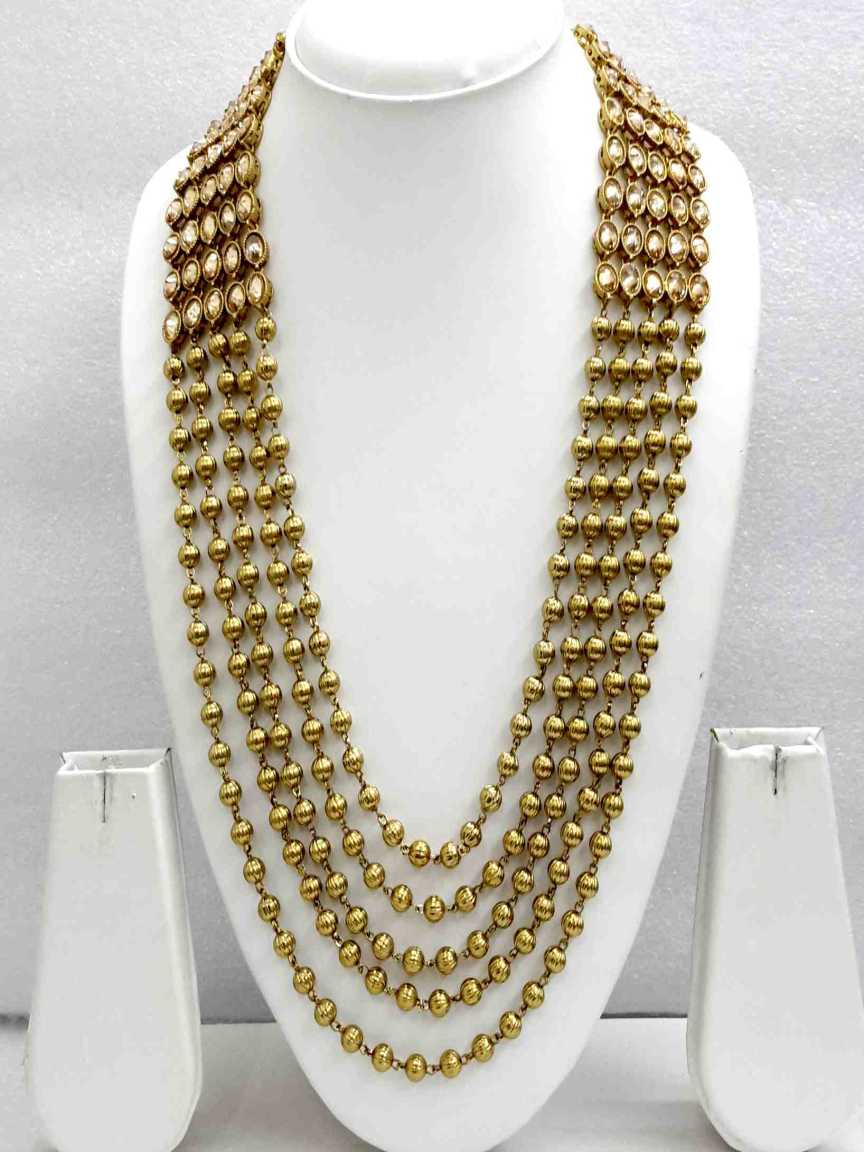 MALA SET in CHECKERED POLKI Style | Design - 13392