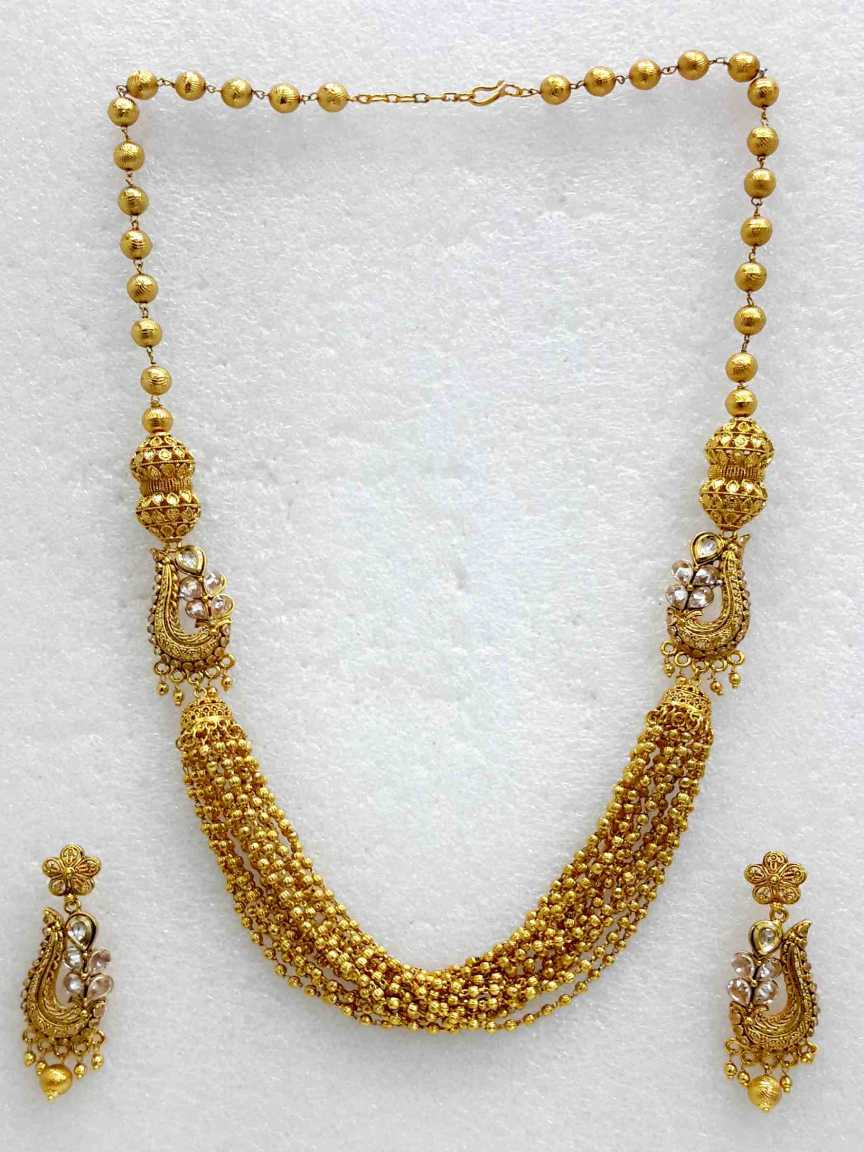 MALA SET in CHECKERED POLKI Style | Design - 13665