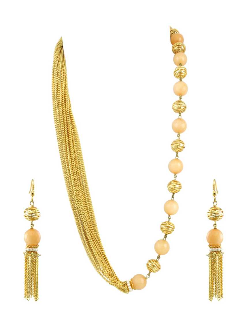 MALA SET in CHECKERED POLKI Style | Design - 14009