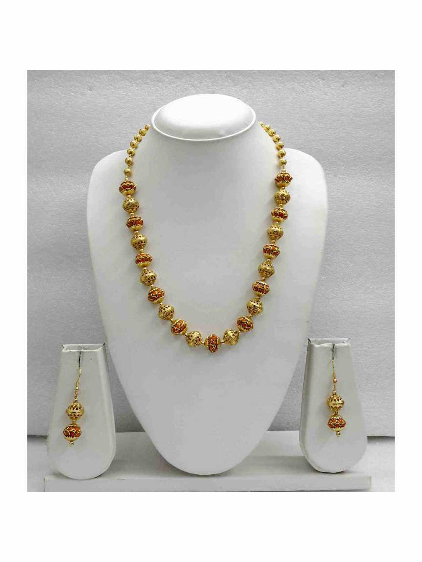 MALA SET in CHECKERED POLKI Style | Design - 14438