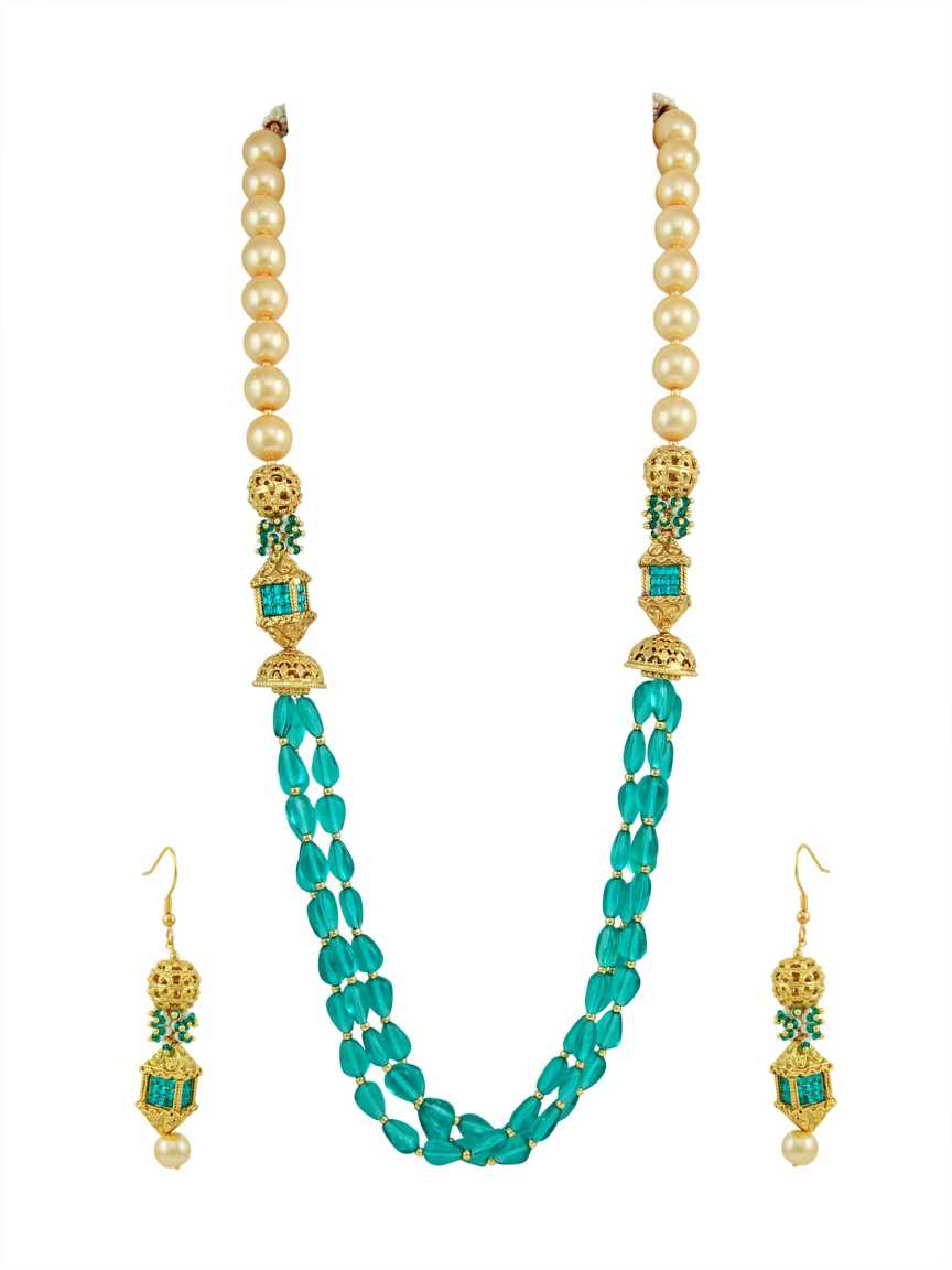 MALA SET in CHECKERED POLKI Style | Design - 14595