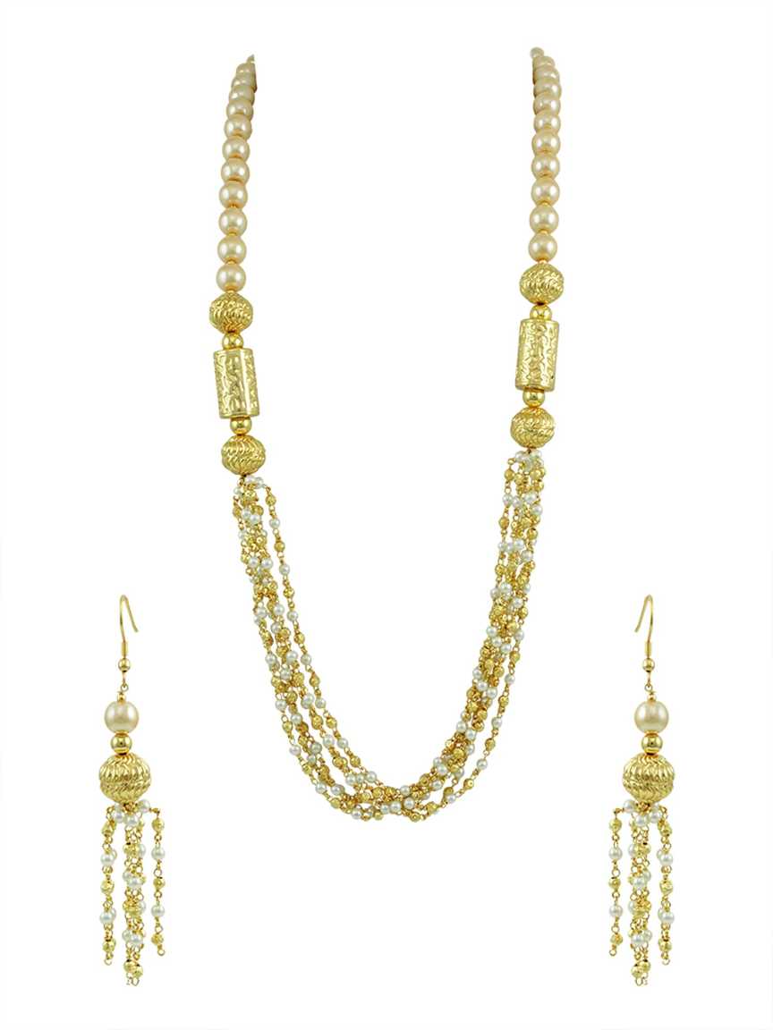 MALA SET in CHECKERED POLKI Style | Design - 14624