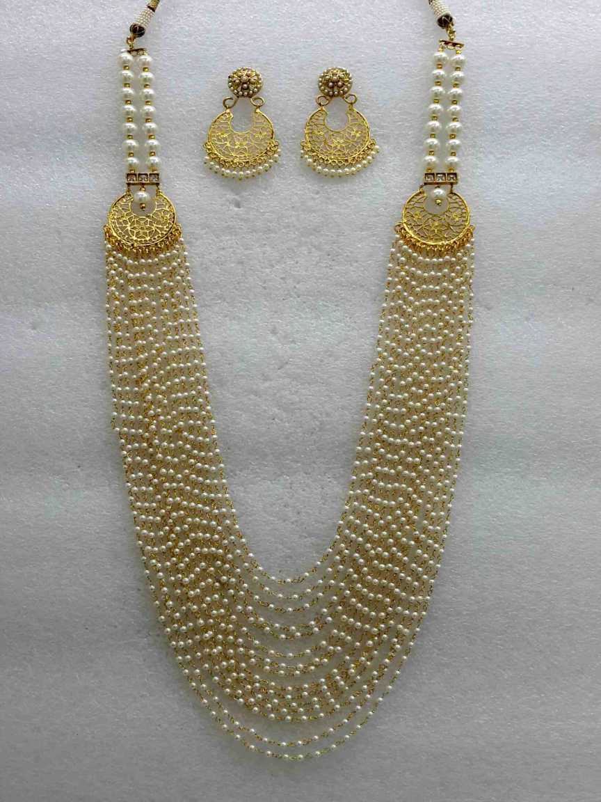 MALA SET in CHECKERED POLKI Style | Design - 14749