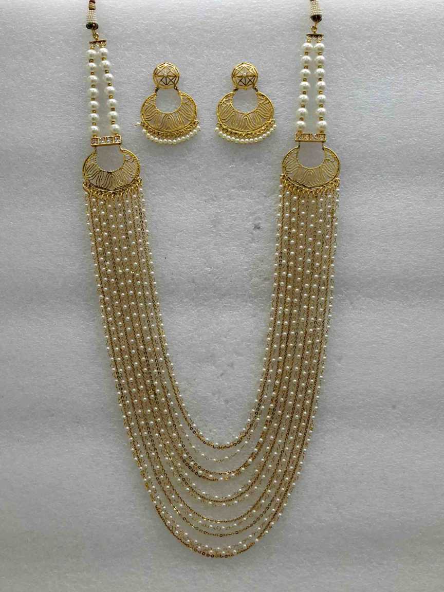 MALA SET in CHECKERED POLKI Style | Design - 14773