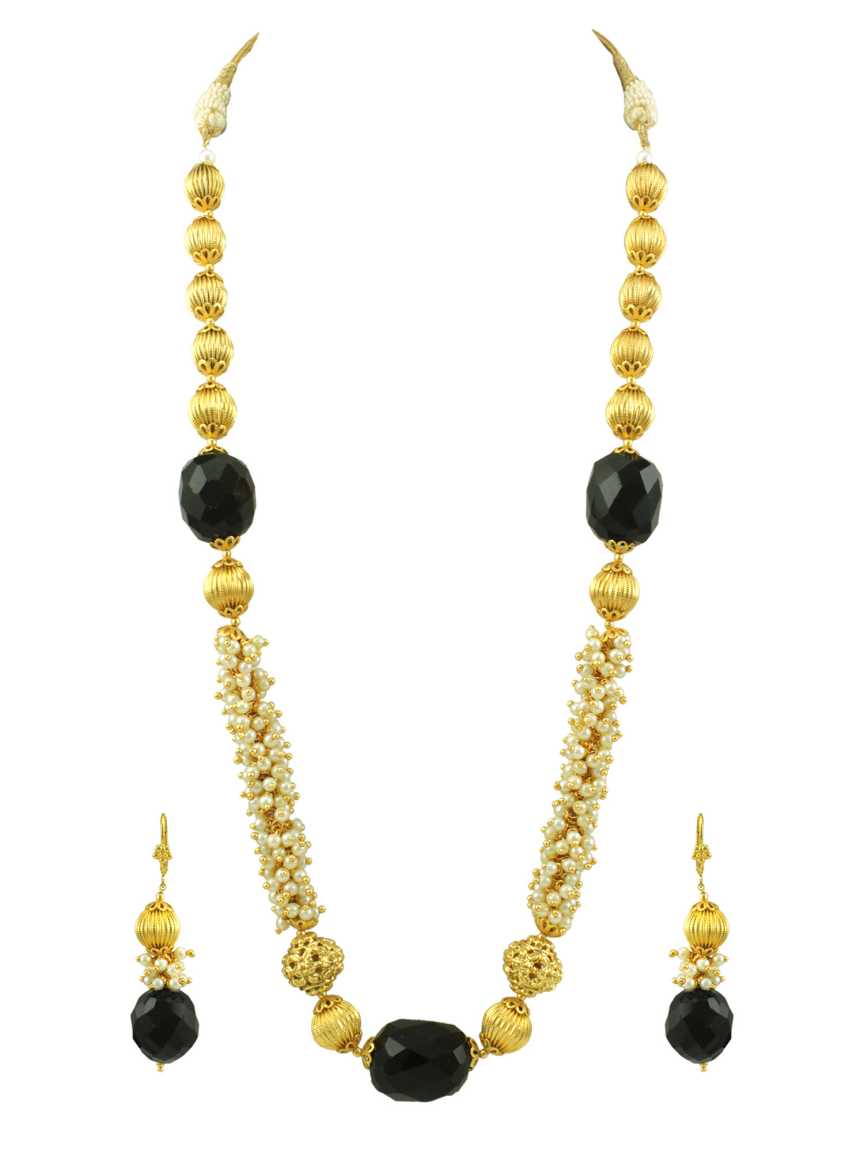 MALA SET in CHECKERED POLKI Style | Design - 15166