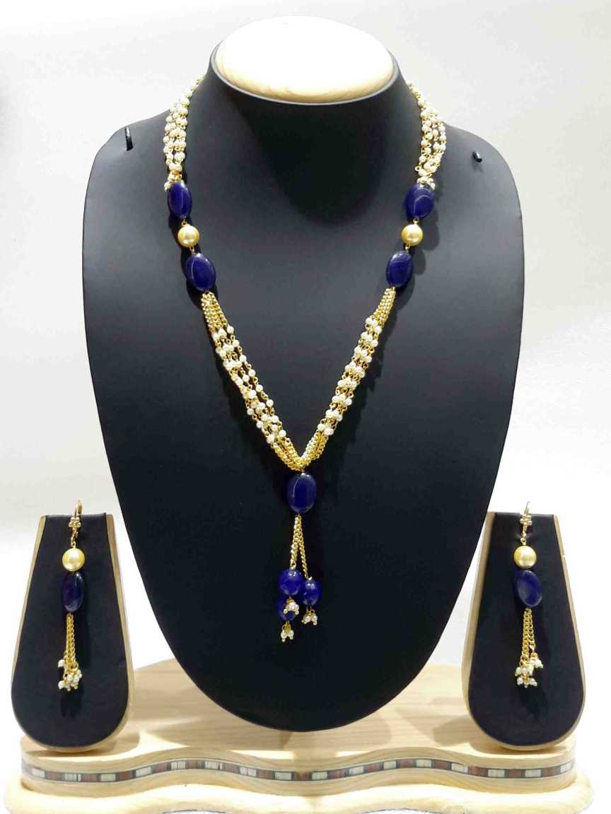 MALA SET in CHECKERED POLKI Style | Design - 15167